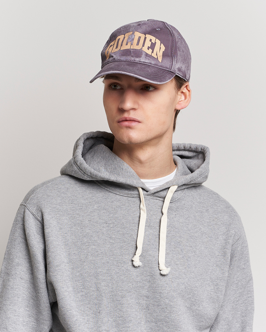 Herren |  | Golden Goose Deluxe Brand | Distressed Cotton Baseball Cap Marzipan