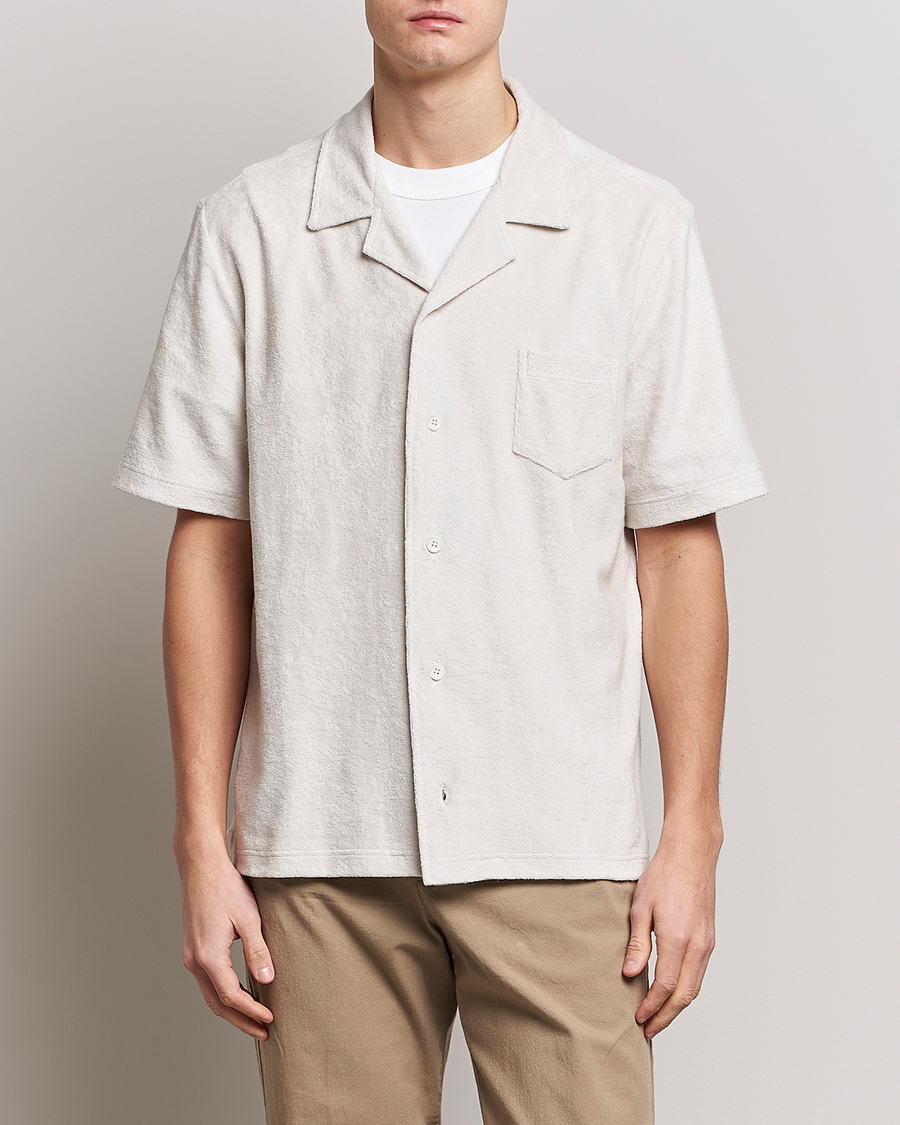 Herren | Terry | Howlin' | Short Sleeve Terry Shirt White Sand