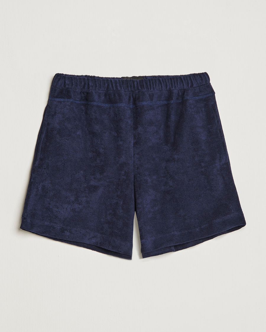 Herren | Shorts | Howlin' | Cotton Blend Terry Shorts Navy