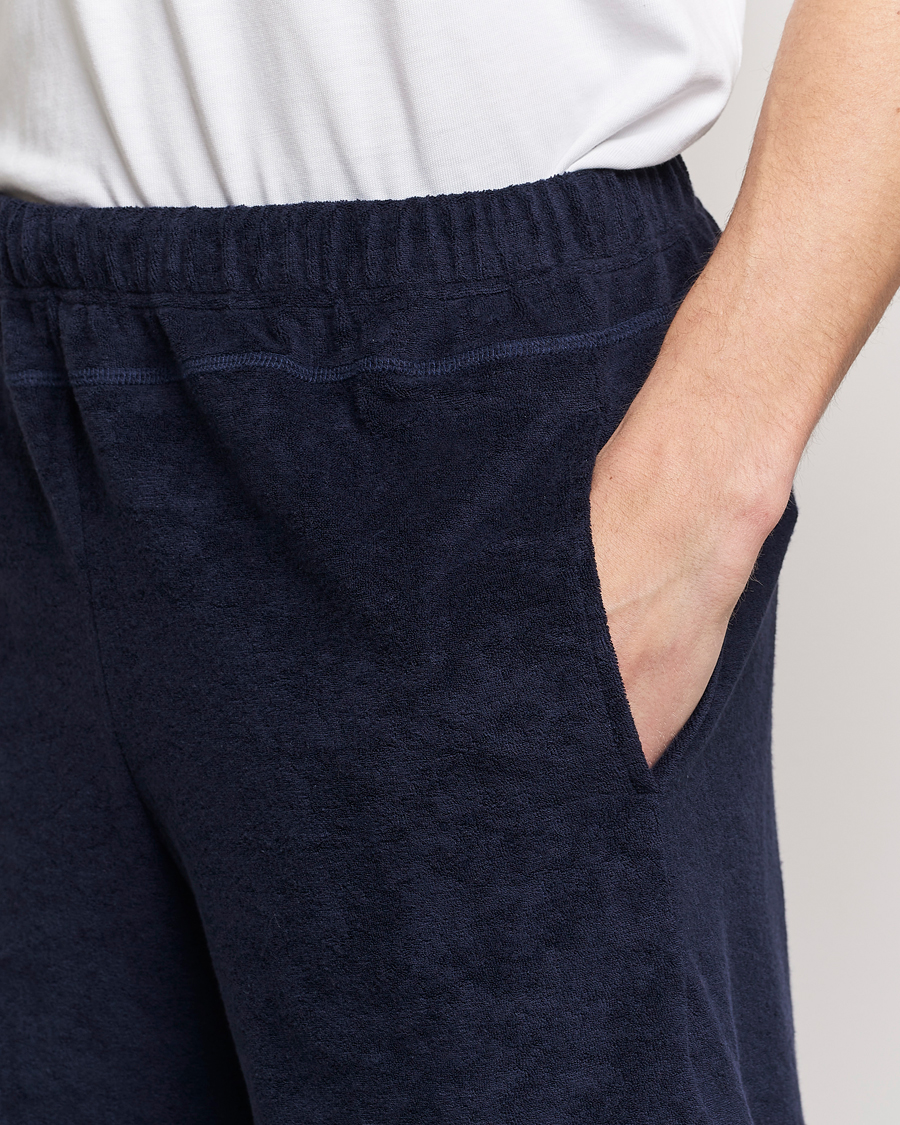 Herren | Shorts | Howlin' | Cotton Blend Terry Shorts Navy