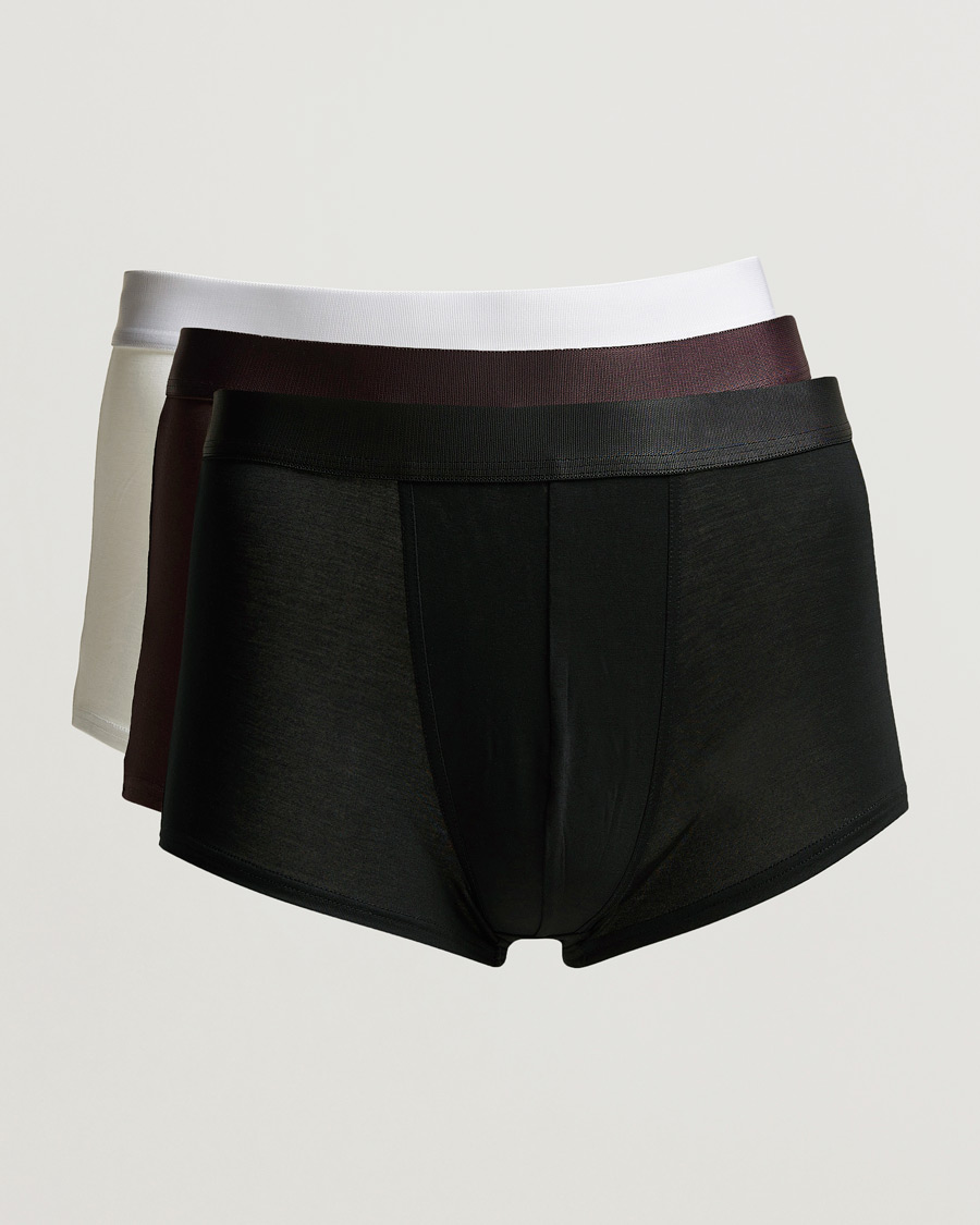 Herren | Unterwäsche | CDLP | 3-Pack Boxer Trunk Black/White/Brown