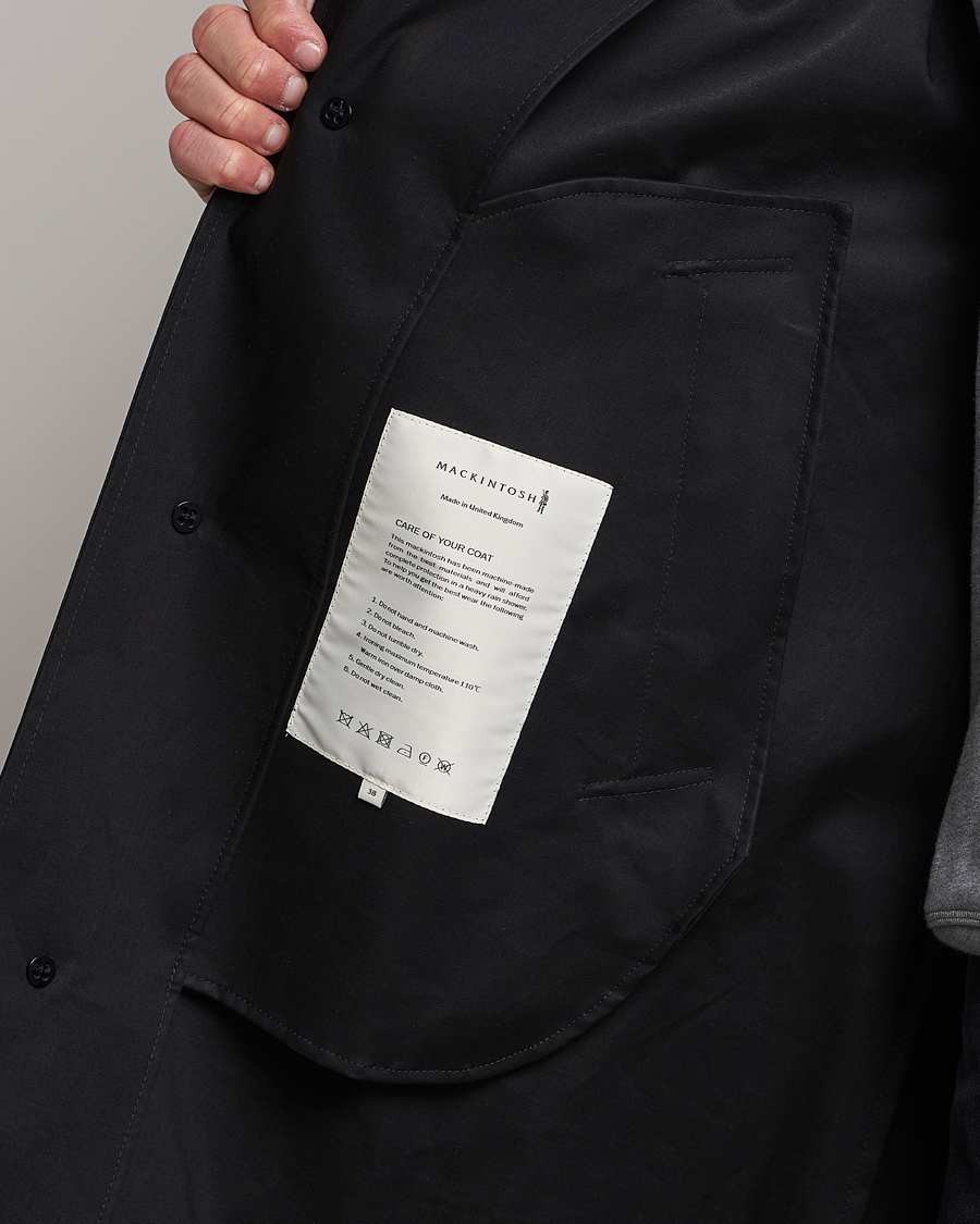 Herren | Jacken | Mackintosh | Wolfson Rain Coat Black