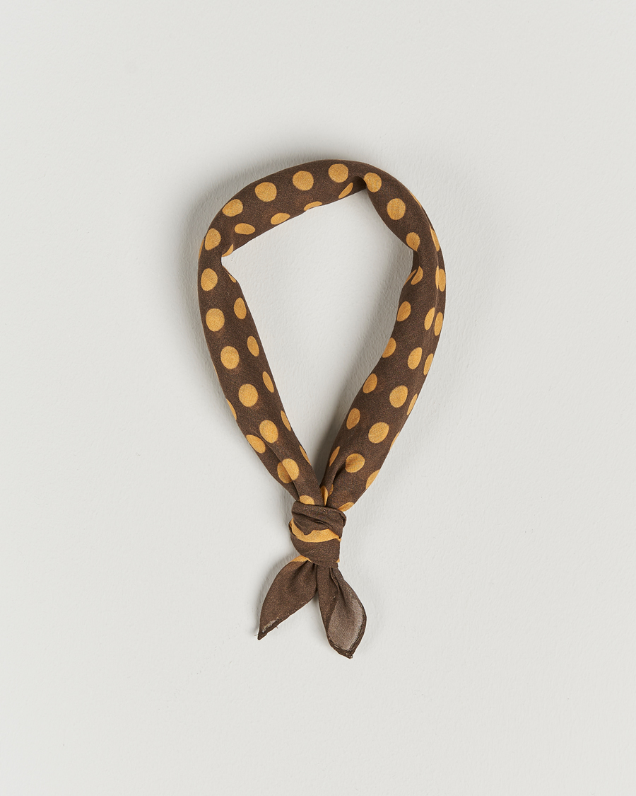 Herren | Massimo Alba Cotton Voile Bandana Cacao | Massimo Alba | Cotton Voile Bandana Cacao