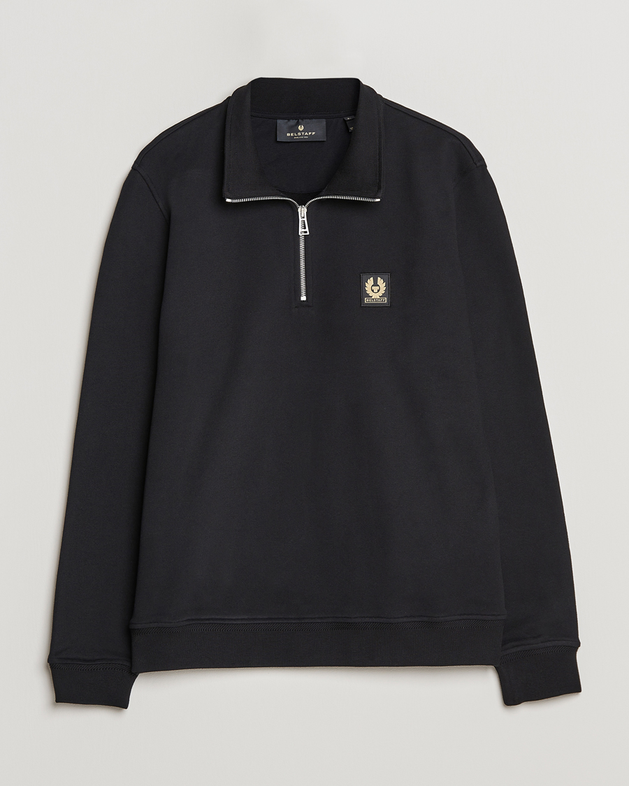 Herren | Pullover | Belstaff | Signature Half Zip Sweatshirt Black