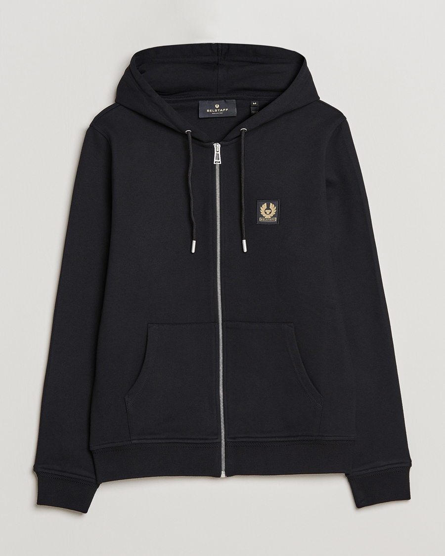 Herren | Pullover | Belstaff | Full Zip Hoodie Black