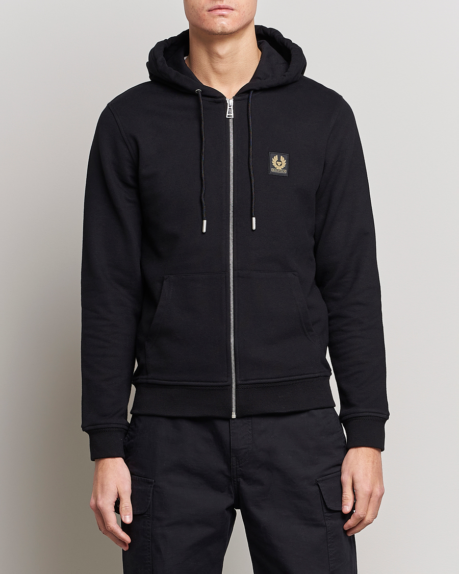 Herren | Pullover | Belstaff | Full Zip Hoodie Black