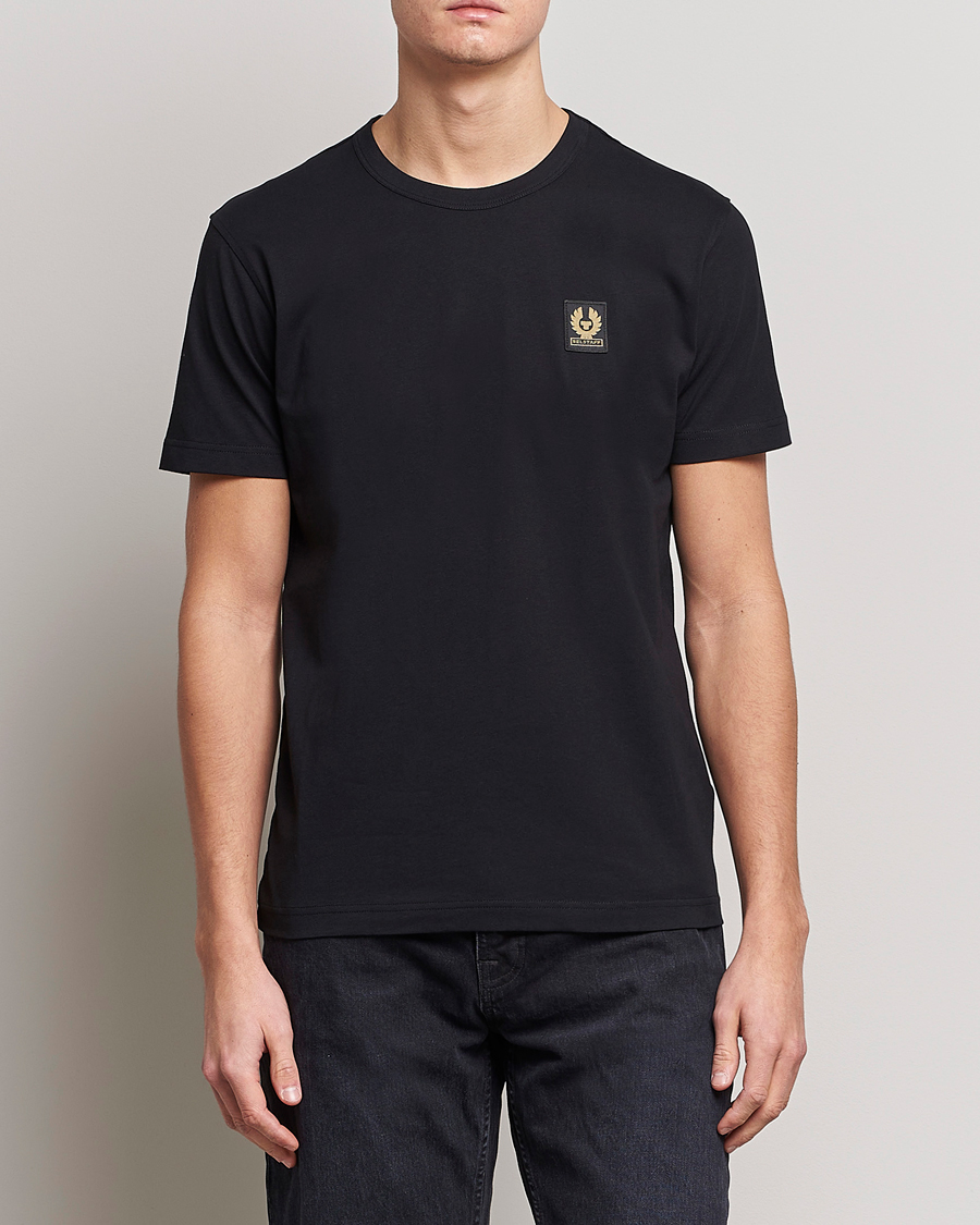 Herren | T-Shirts | Belstaff | Cotton Logo T-Shirt BLACK
