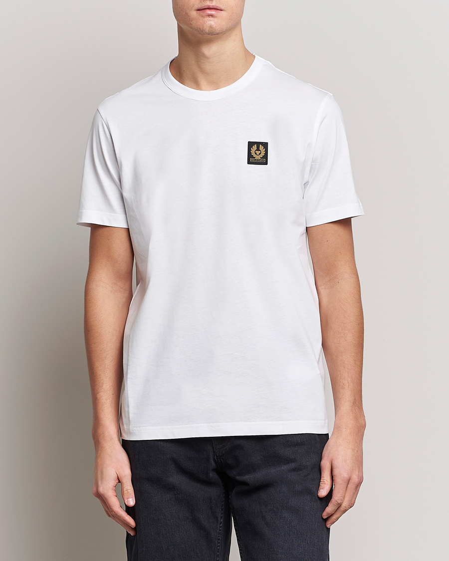 Herren | Weiße T-Shirts | Belstaff | Short Sleeve Logo Tee White