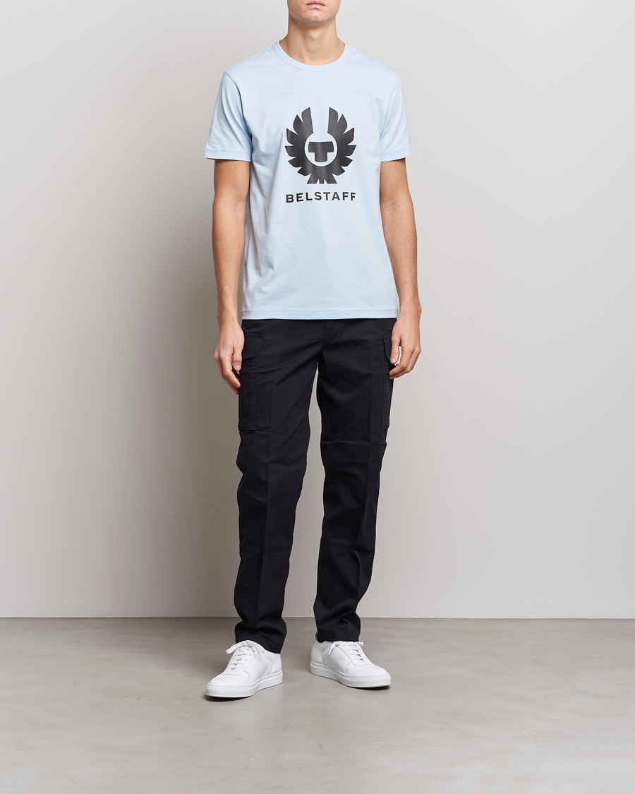 Herren | T-Shirts | Belstaff | Phoenix Logo T-Shirt Sky Blue