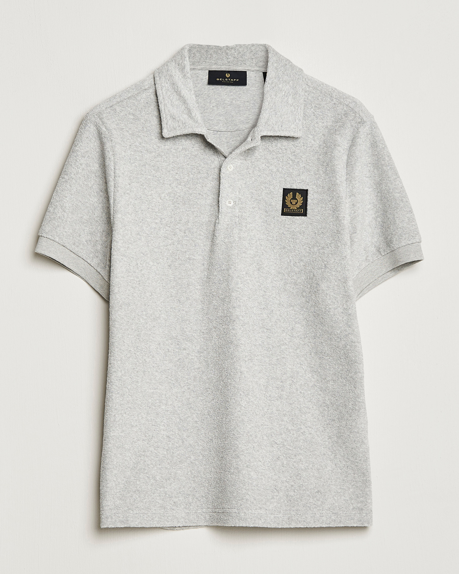 Herren | Poloshirts | Belstaff | Tether Terry Polo Old Silver Heather