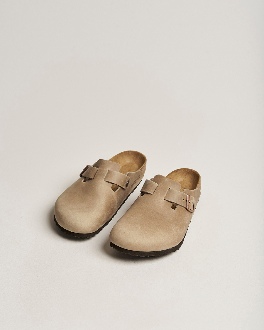 Herren | Hausschuhe & Pantoletten | BIRKENSTOCK | Boston Classic Footbed Tobacco Oiled Leather