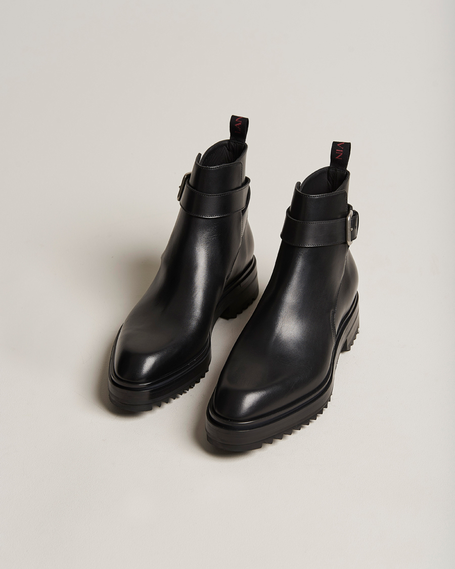 Herren | Lanvin Ankle Boots Black Calf | Lanvin | Ankle Boots Black Calf