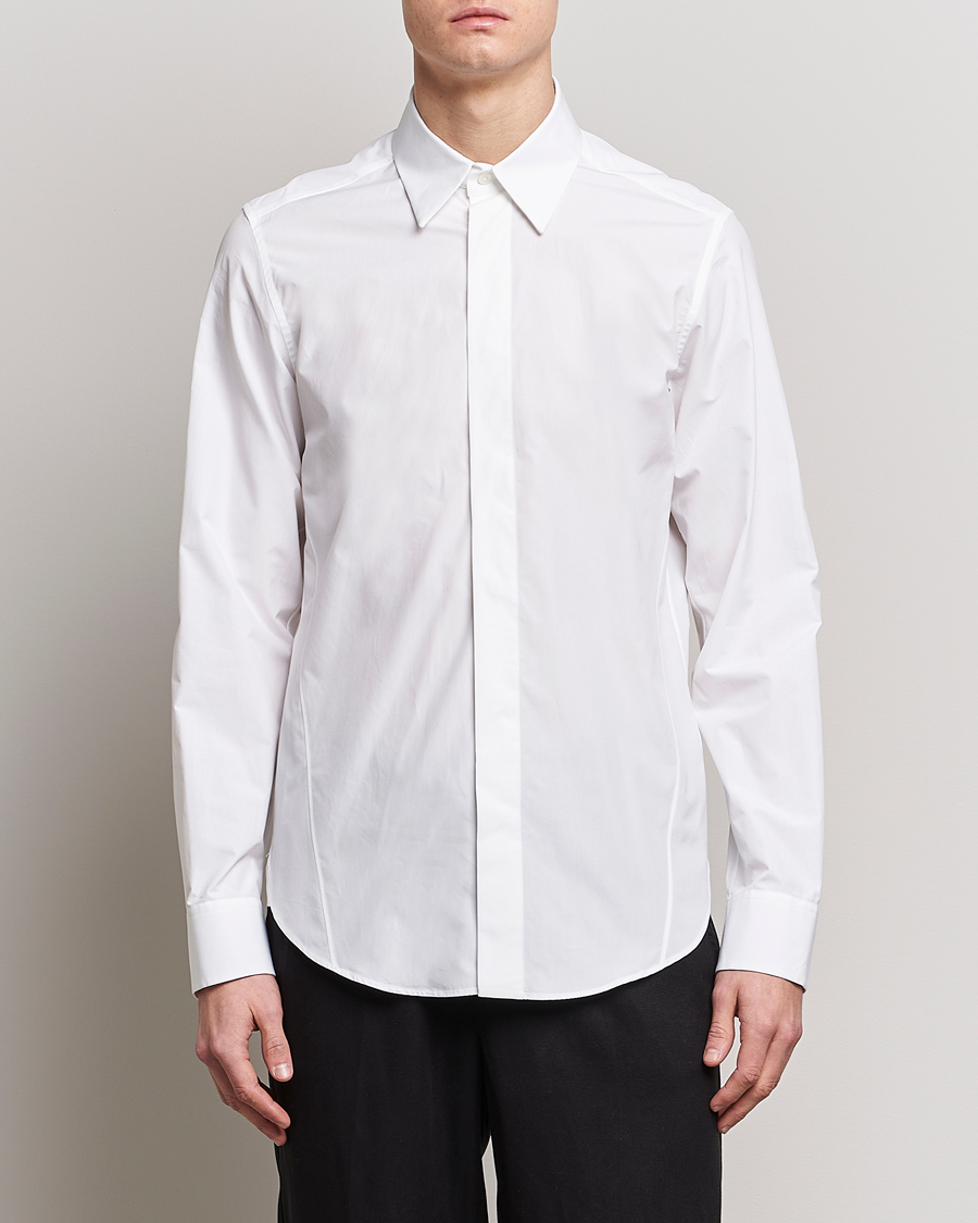 Herren |  | Lanvin | Slim Fit Poplin Shirt White