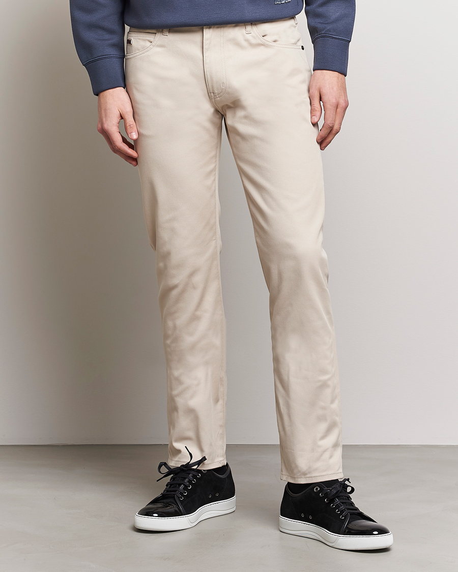 Herren | Weiße Jeans | Emporio Armani | 5-Pocket Jeans Beige