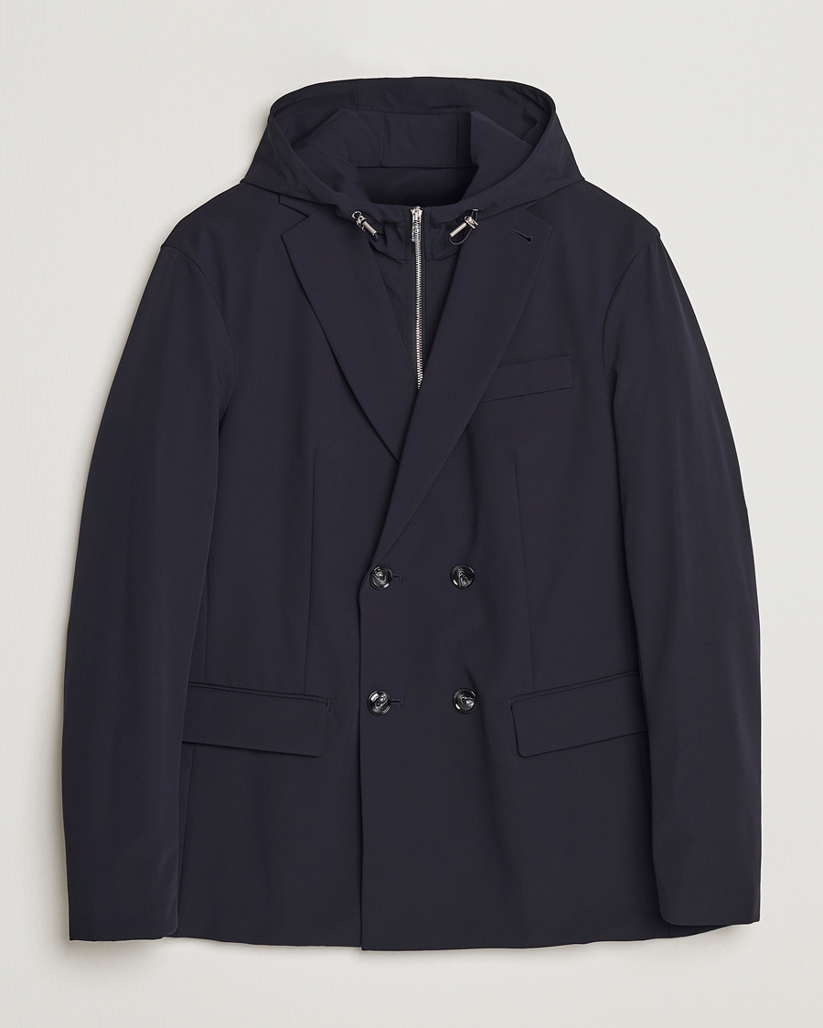 Herren | Sakkos | Emporio Armani | Techincal Nylon Jacket Navy