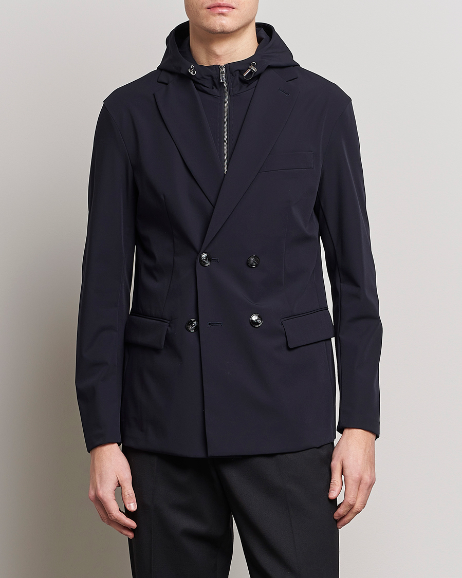 Herren | Sakkos | Emporio Armani | Techincal Nylon Jacket Navy