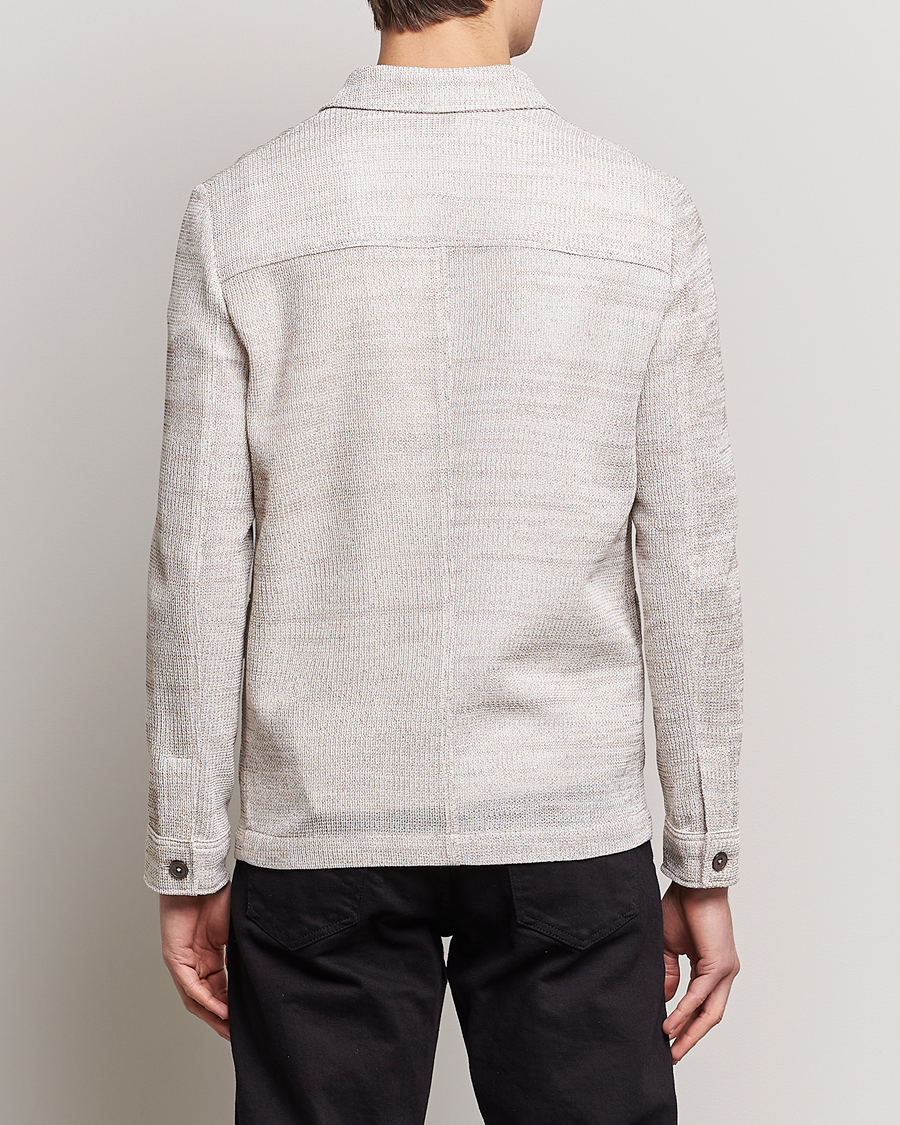 Herren | Sakkos | Emporio Armani | Cotton Knitted Jacket Sand