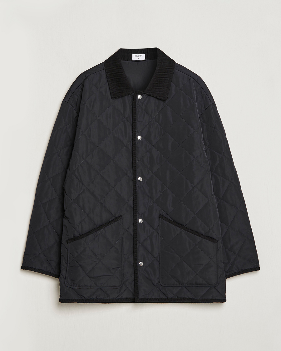 Herren | Jacken | Filippa K | Reversible Quilted Jacket Black