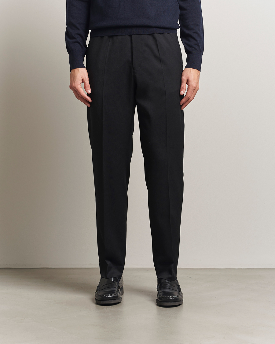 Herren | Hosen | Filippa K | Theo Relaxed Wool Trousers Black