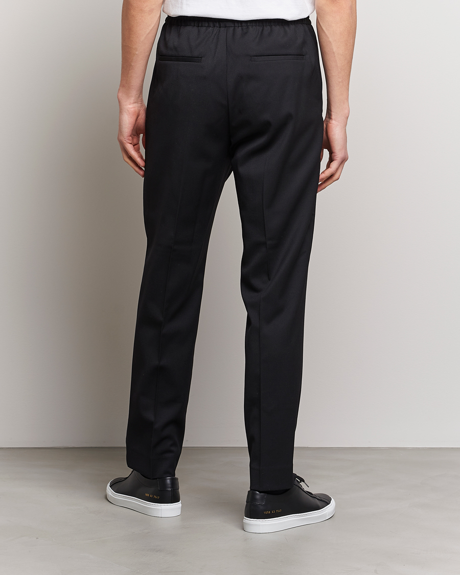 Herren | Hosen | Filippa K | Relaxed Terry Wool Trousers Black