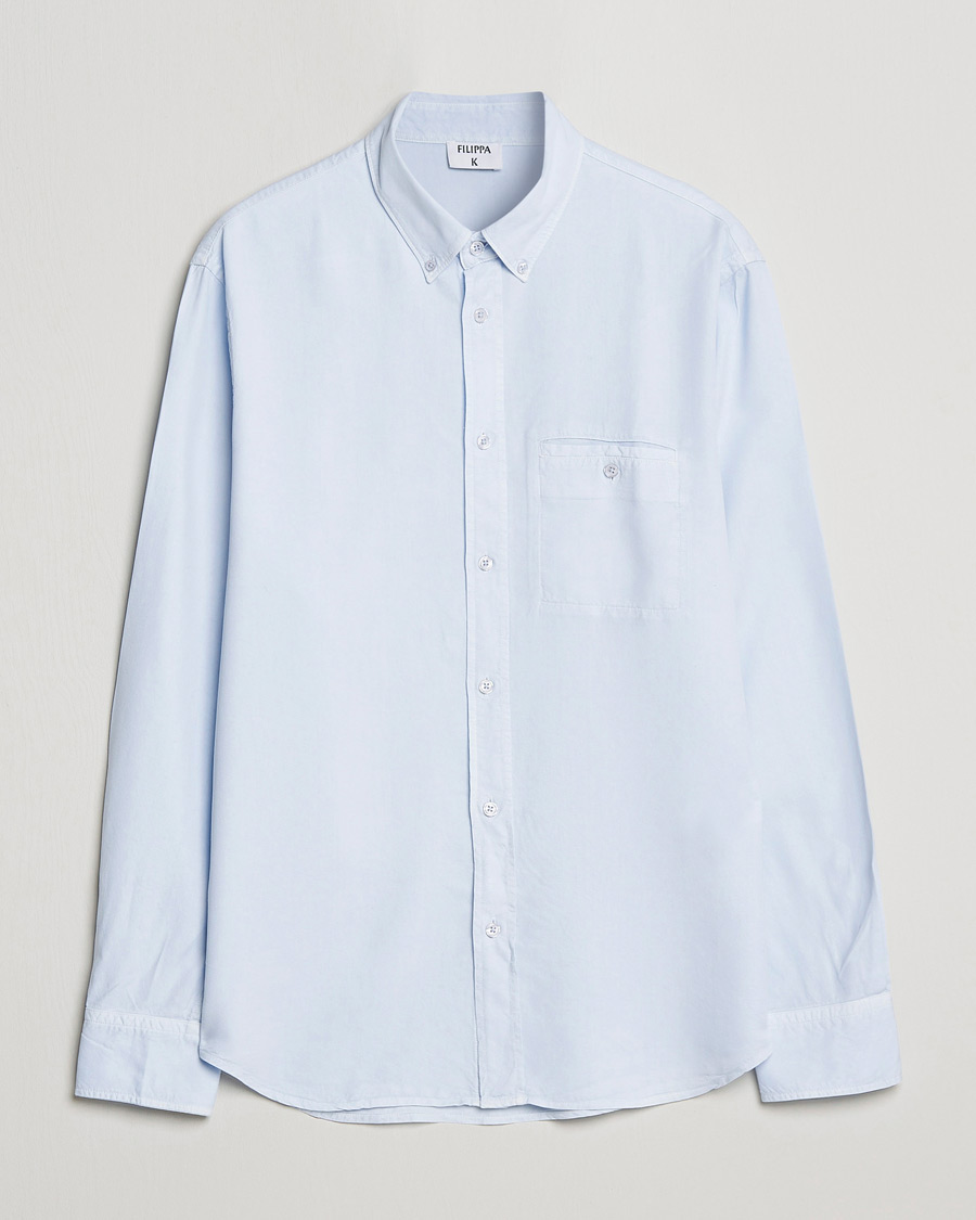 Herren | Hemden | Filippa K | Zachary Lyocell Shirt Ice Blue