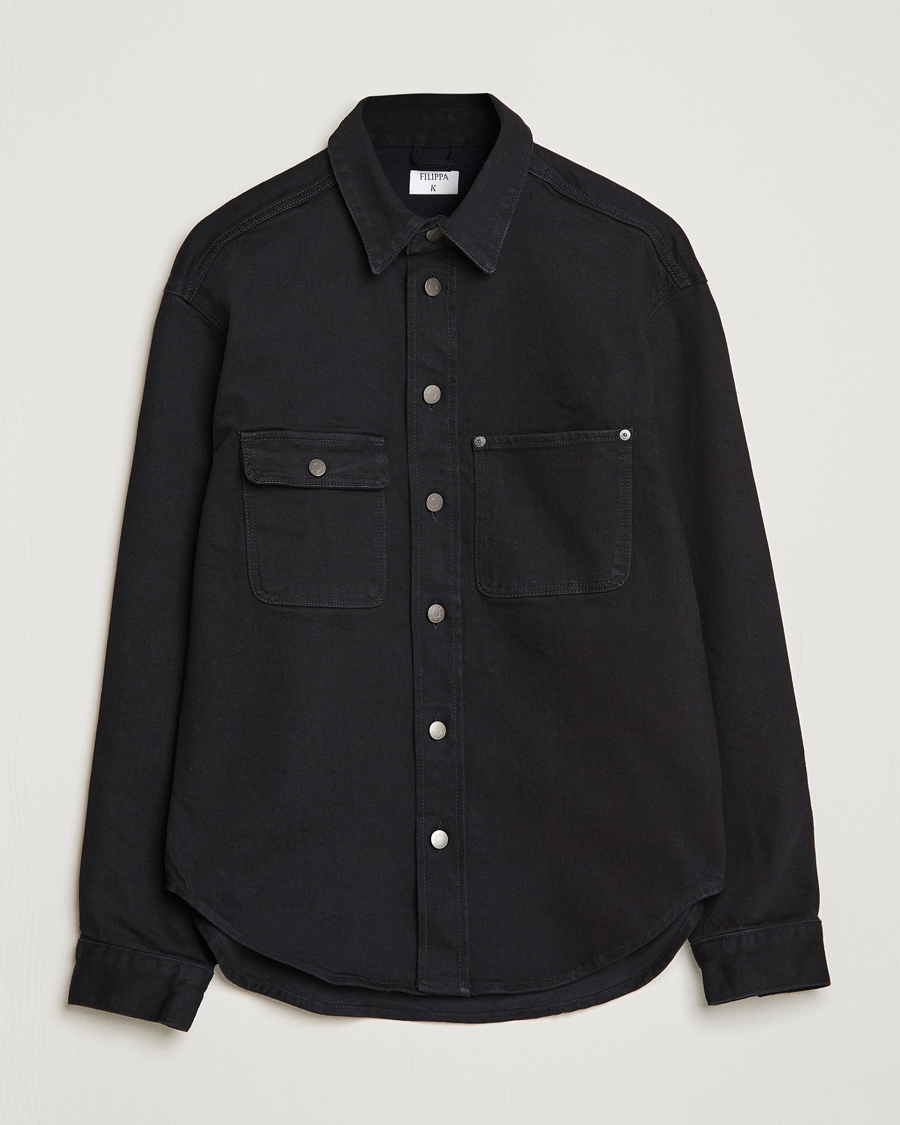 Herren | Hemden | Filippa K | Denim Overshirt Night