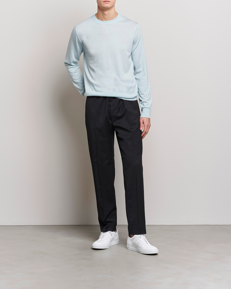 Herren | Pullover | Filippa K | Merino Sweater Aqua