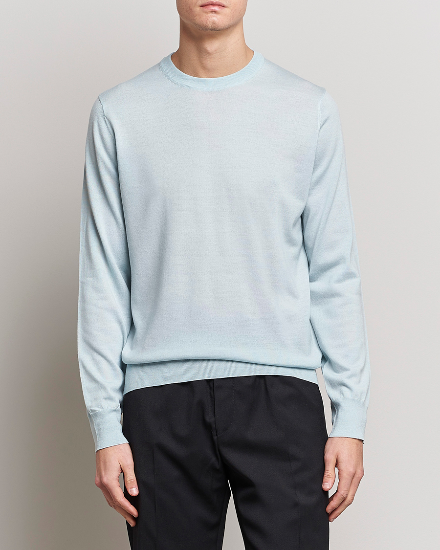 Herren | Pullover | Filippa K | Merino Sweater Aqua