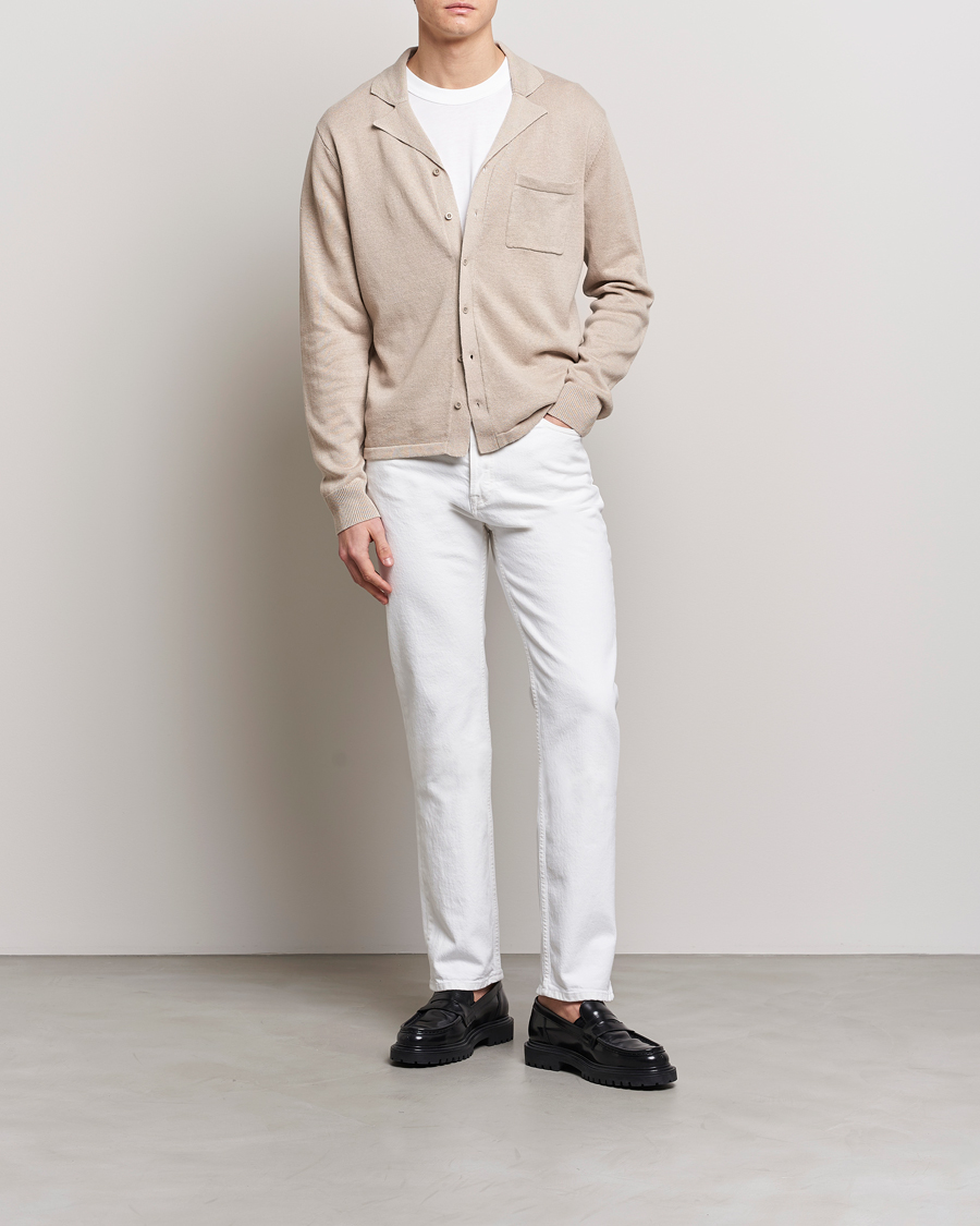 Herren | Jeans | Filippa K | Classic Straight Jeans Washed White