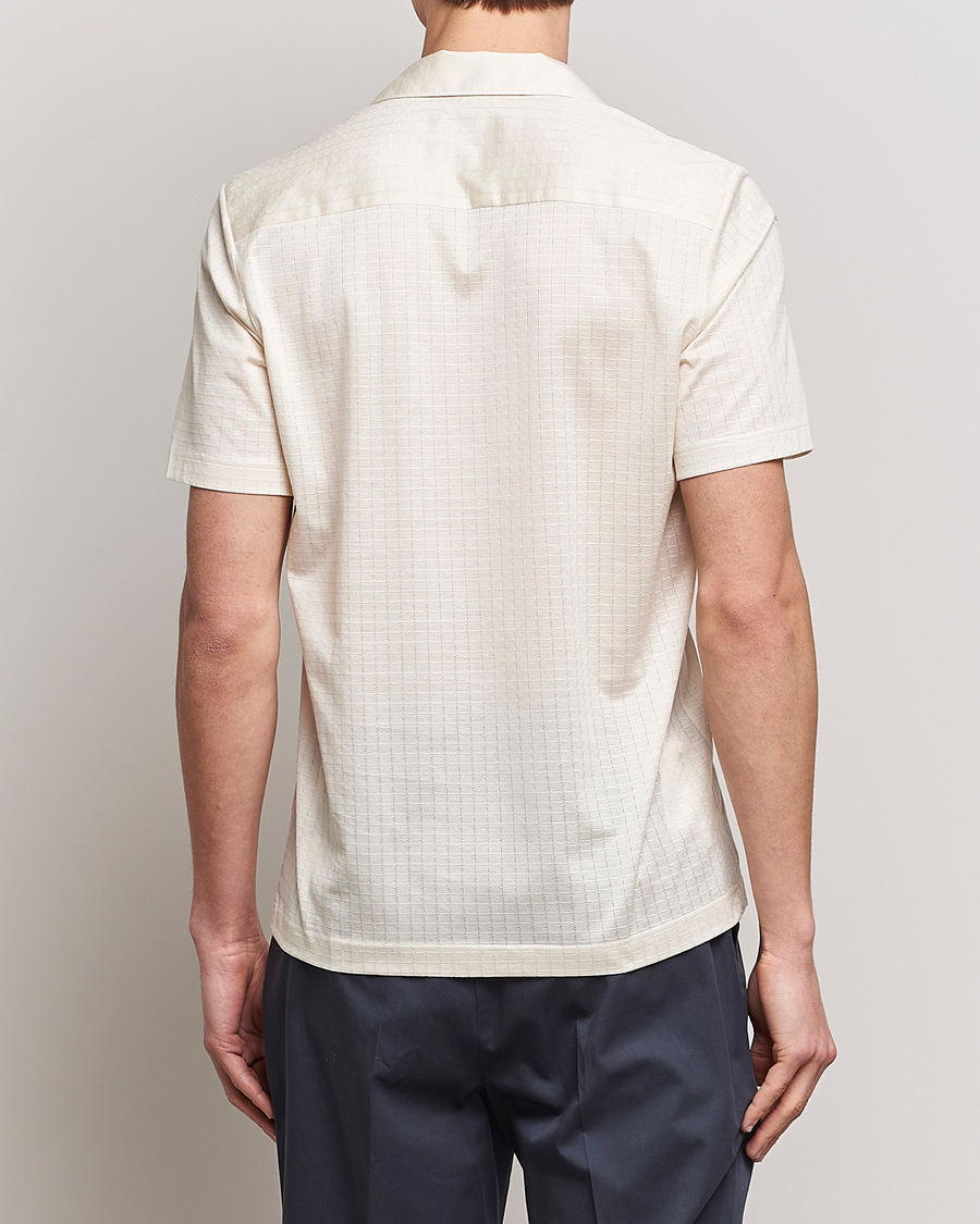 Herren | Poloshirts | Eton | Filo Di Scozia Open Collor Shirt White