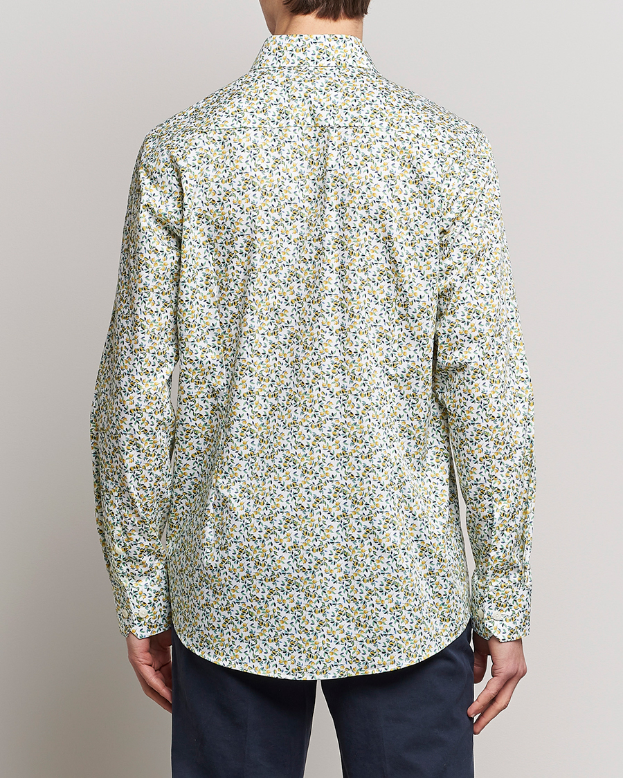 Herren | Hemden | Eton | Signature Twill Contemporary Fit Shirt Lemon Print