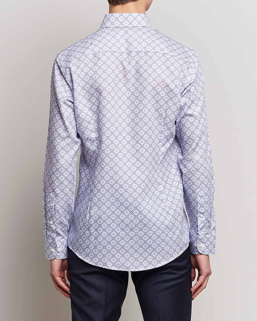Herren | Hemden | Eton | Medallon Twill Shirt Mid Blue