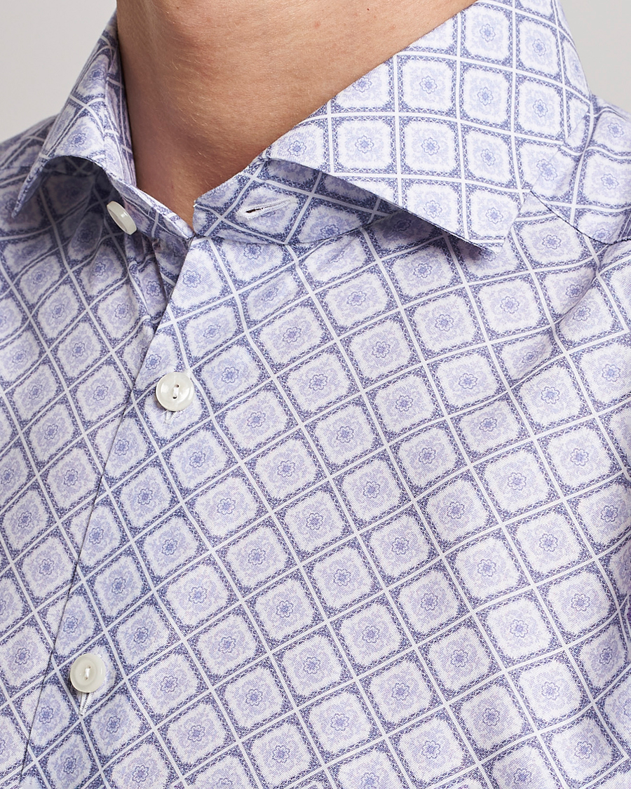 Herren | Hemden | Eton | Medallon Twill Shirt Mid Blue