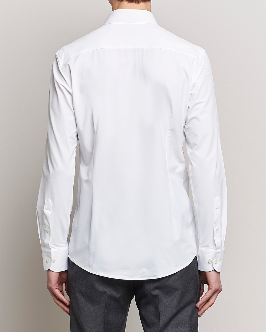 Herren | Hemden | Eton | Slim Fit Four Way Stretch Shirt White