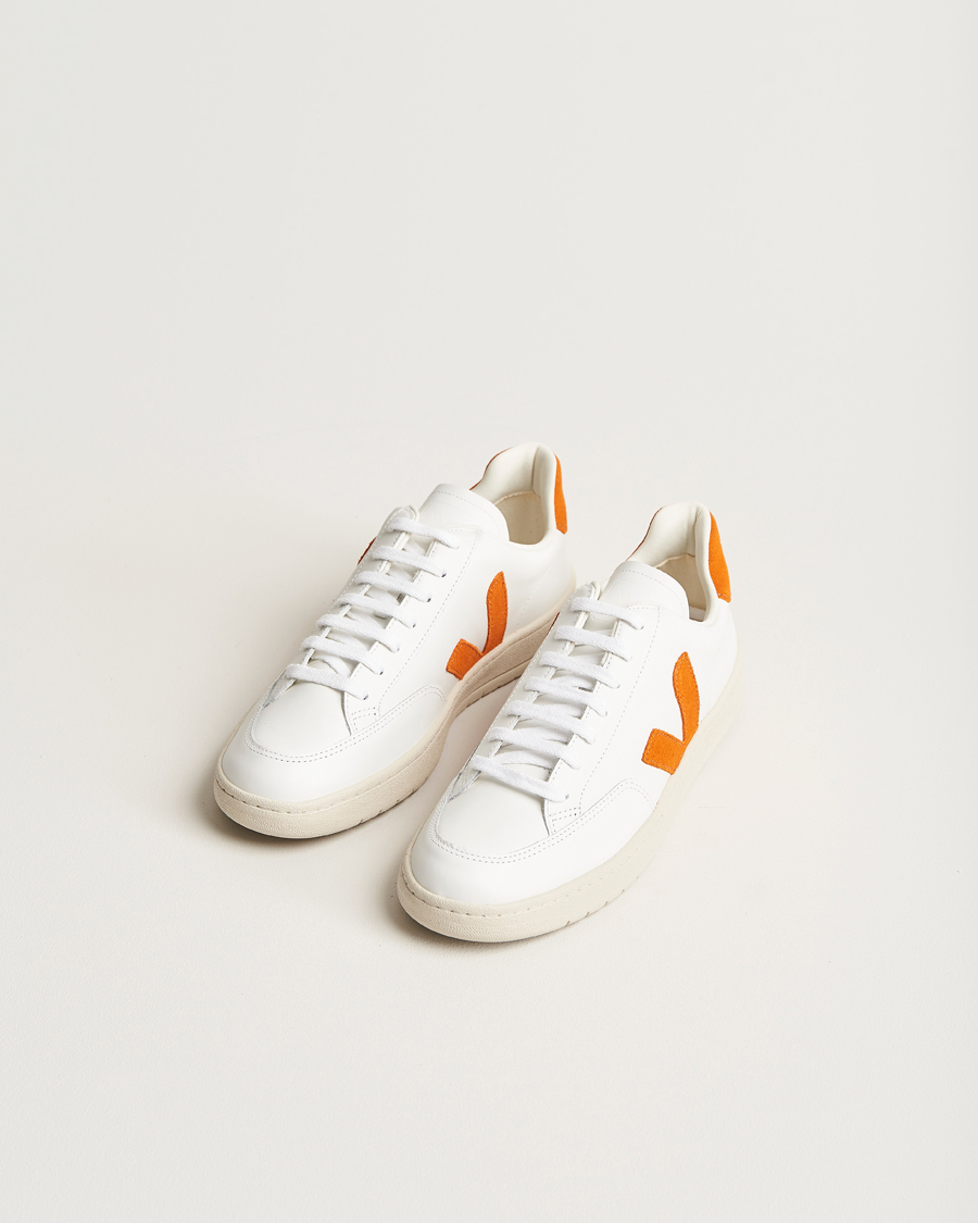 Herren | Veja | Veja | V-12 Sneaker Extra White/Pumpkin