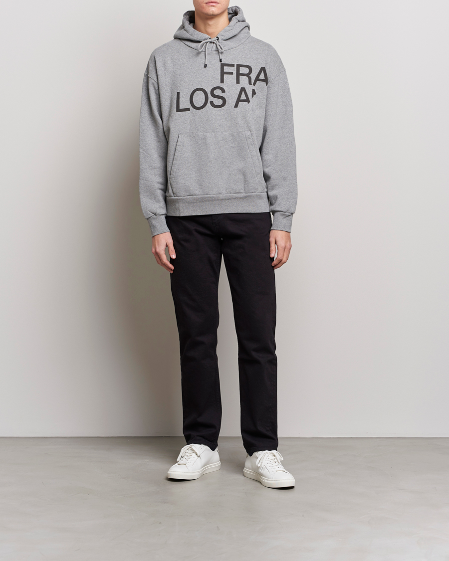 Herren | Pullover | FRAME | Logo Hoodie Grey Melange