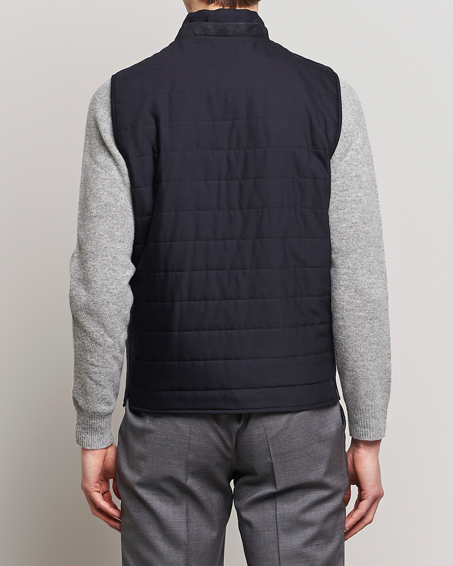 Herren | Westen | Canali | Impeccabile Padded Gilet Navy