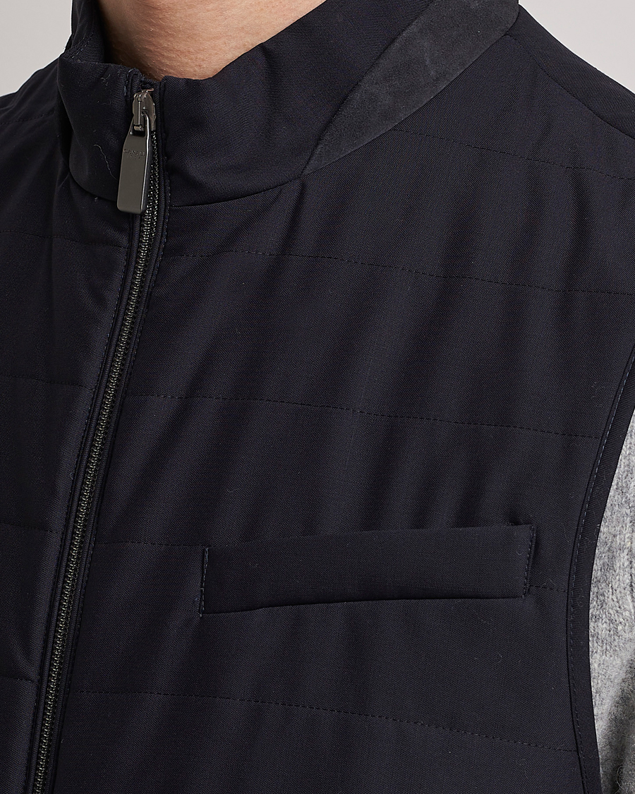 Herren | Westen | Canali | Impeccabile Padded Gilet Navy