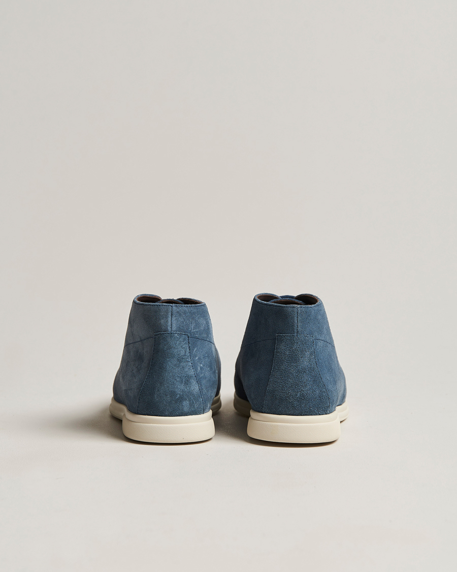 Herren | Canali Chukka Boots Light blue Suede | Canali | Chukka Boots Light blue Suede