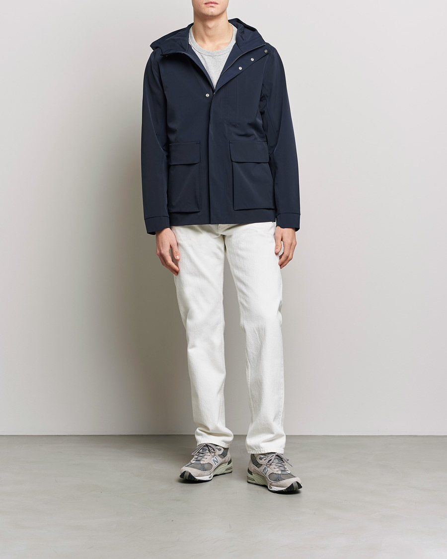 Herren | Jacken | NN07 | Beck Waterproof Field Jacket Navy Blue
