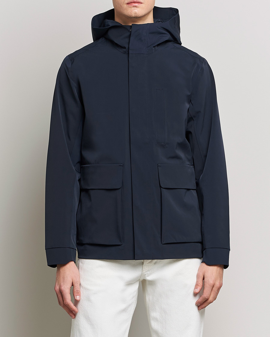 Herren | Jacken | NN07 | Beck Waterproof Field Jacket Navy Blue