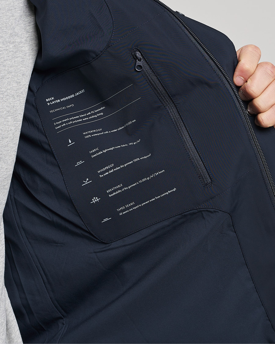 Herren | Jacken | NN07 | Beck Waterproof Field Jacket Navy Blue