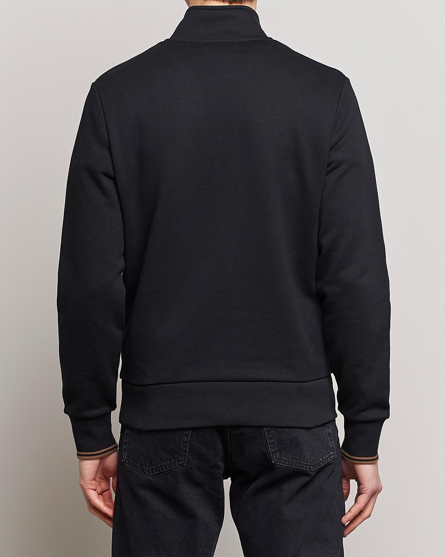 Herren | Pullover | Fred Perry | Half Zip Sweatshirt Black