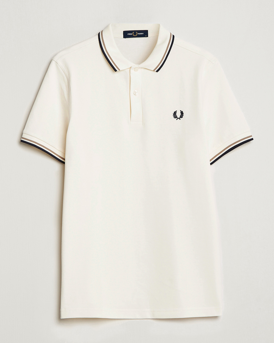 Herren | Poloshirts | Fred Perry | Twin Tipped Polo Shirt Ecru