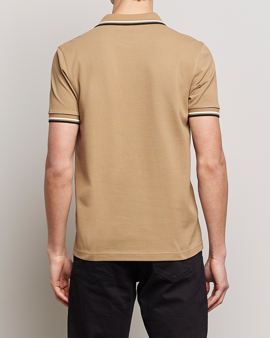 Herren | Poloshirts | Fred Perry | Twin Tipped Polo Shirt Warm Stone