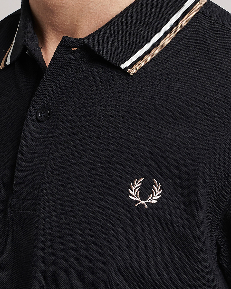 Herren | Poloshirts | Fred Perry | Twin Tipped Polo Shirt Black