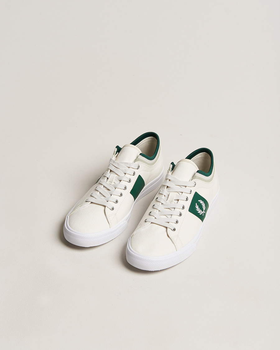 Herren | Schuhe | Fred Perry | Underspin Tipped Cuff Twill Sneaker Porcelain