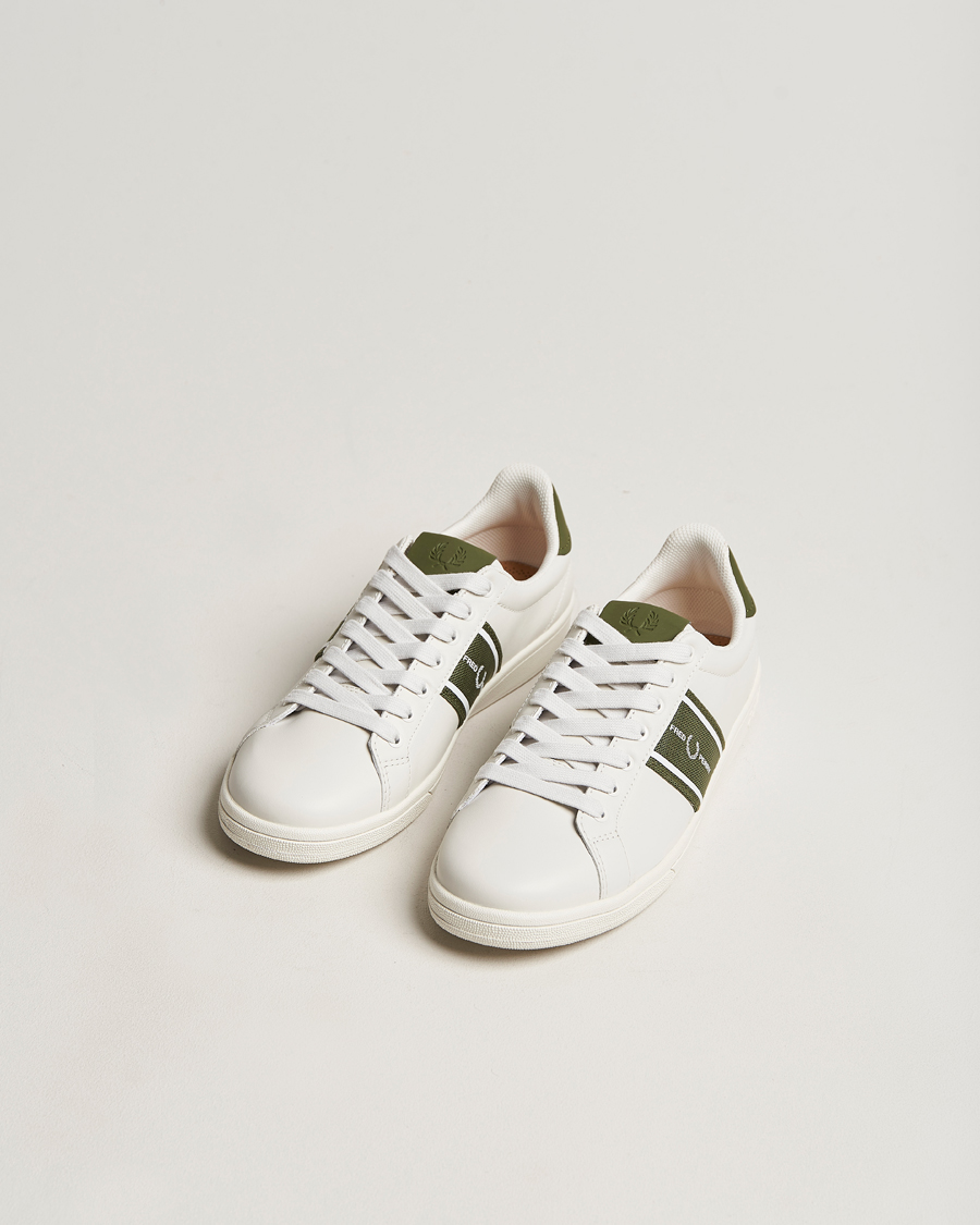 Herren | | Fred Perry | Graphic Mesh Sneaker Porcelain