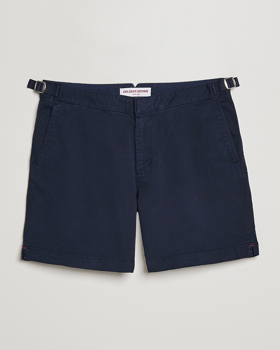 Herren | Shorts | Orlebar Brown | Bulldog Cotton Stretch Twill Shorts Dark Navy