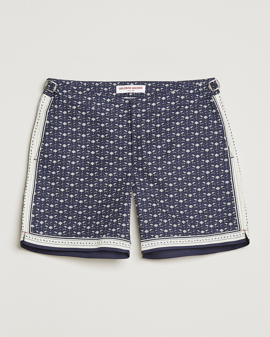 Herren | Badehosen | Orlebar Brown | Bulldog Bandana Recycled Swimshorts Dark Sapphire